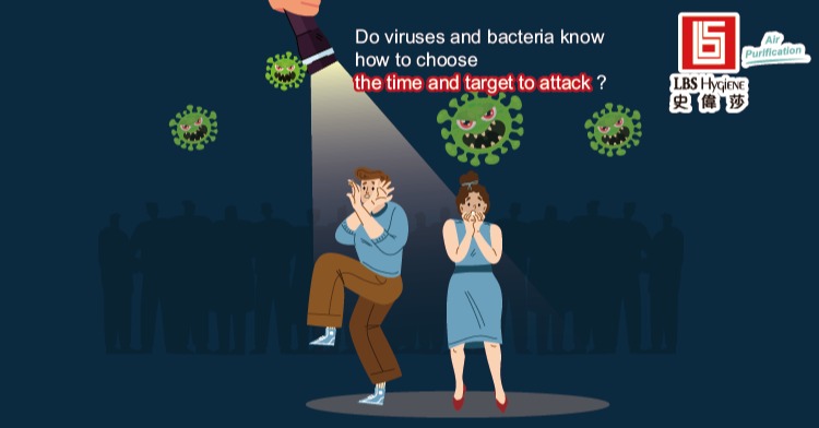 Do viruses and bacteria know how to choose the time and target to attack?